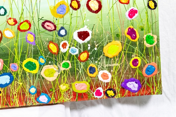 MURAVYEVA Yulia - Green field flowers
